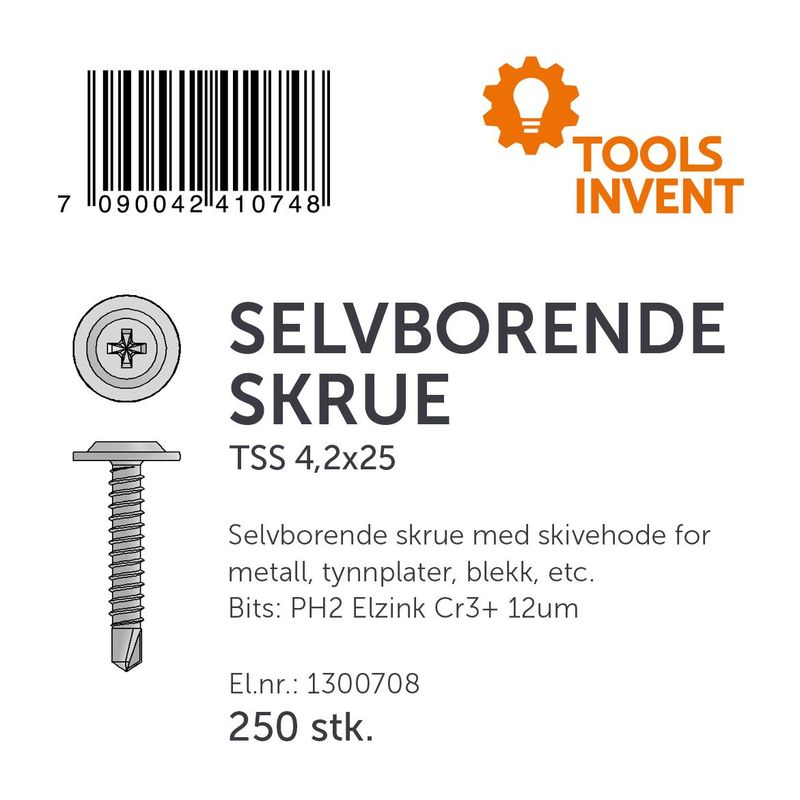 MONTASJESKRUE - TSS - 4,2x25